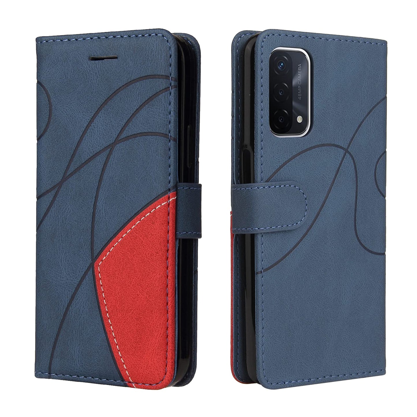 Preklopna torbica Sony Xperia 10 II – novčanik, stalak, plava maska