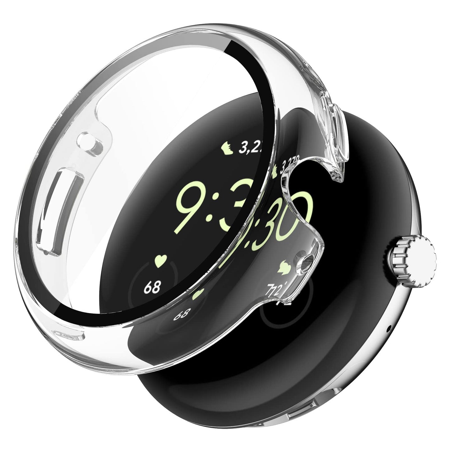 GIOPUEY zaštitna maskica za Google Pixel Watch 1/2/3 41 mm – 360° zaštita