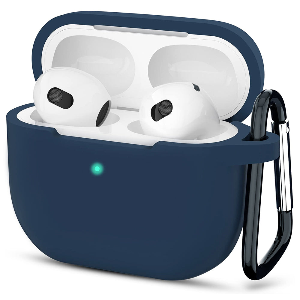 Techsuit silikonski ovitek za Apple AirPods 3 temno moder