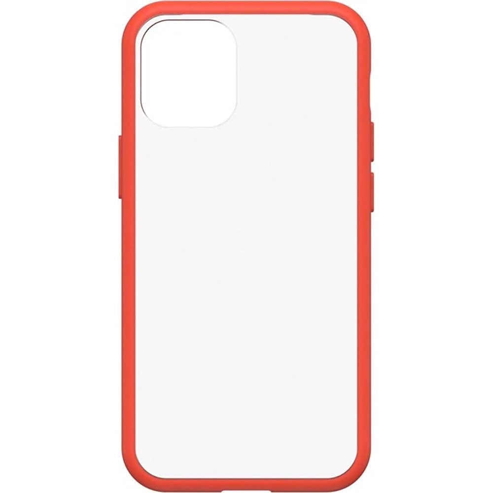 OtterBox React maskica za iPhone 12 mini – ultra tanka zaštitna maskica, prozirna/crvena