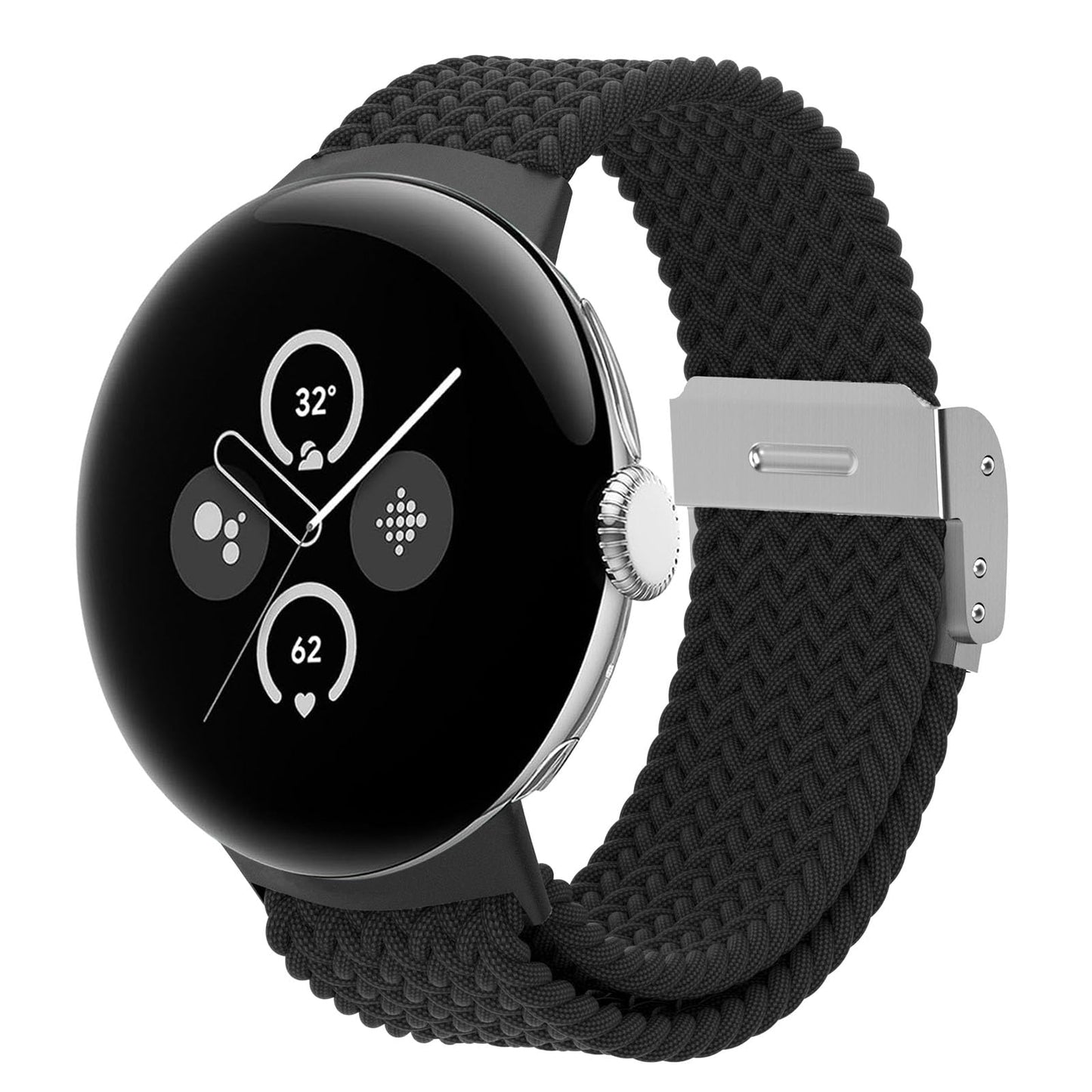 Remen za Google Pixel Watch / Pixel Watch 2 – crni