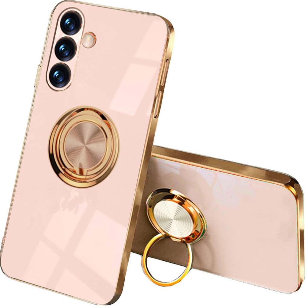 SEAHAI-silikonski-ovitek-ring-Samsung-Galaxy-S23-FE-5G-roza