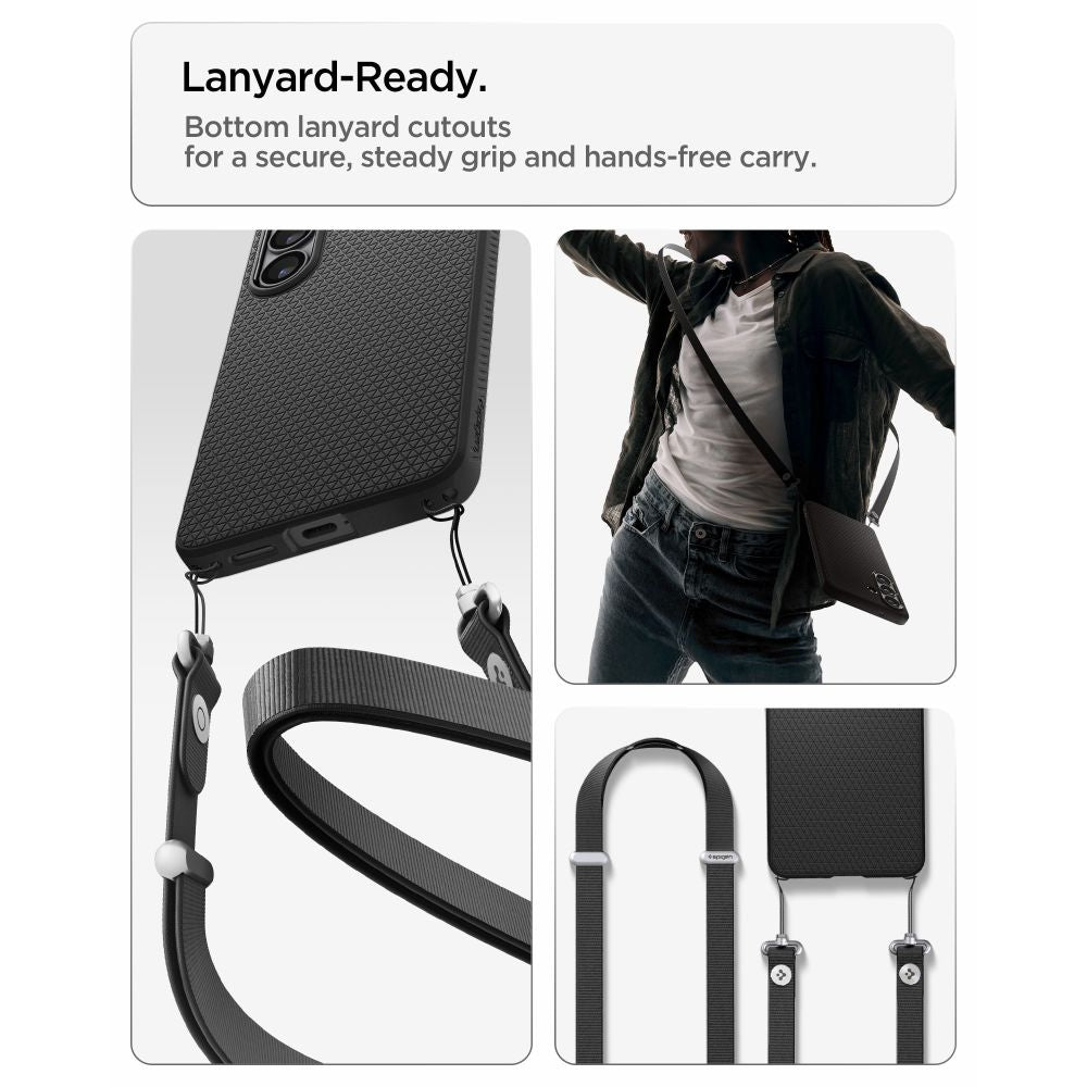 Maska Spigen Liquid Air za Samsung Galaxy S26 - mat crna