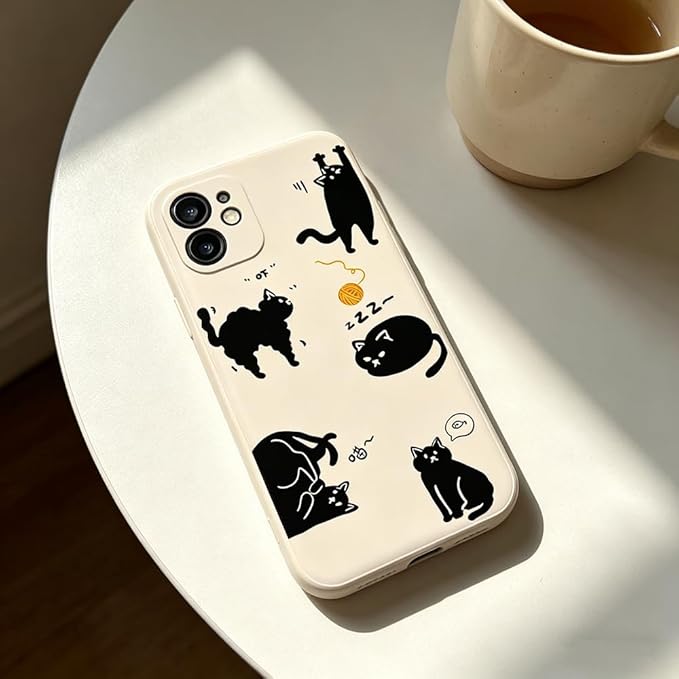 Slatka maskica za Vivo Y76 5G – bijela mekana TPU maskica s crtanim motivom životinja