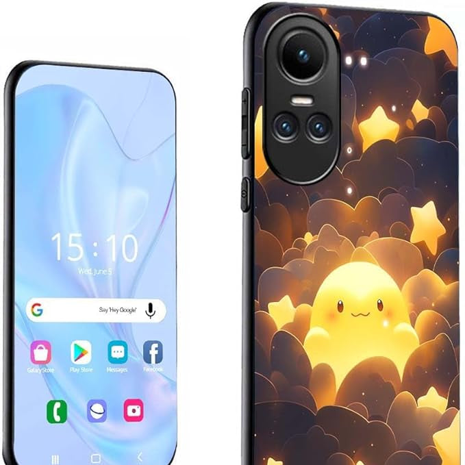 GOKEN futrola za Oppo Reno 10 5G / Reno 10 Pro 5G – TPU s kaljenim staklom