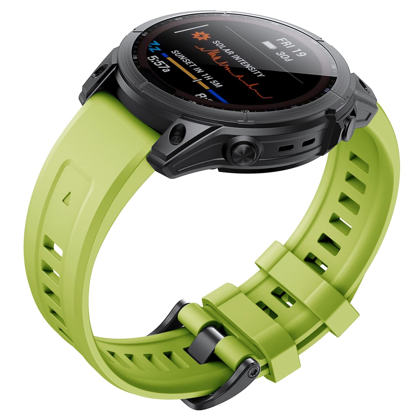 ANBEST remen 26 mm za Garmin Fenix 7X / 6X Pro / 5X / Enduro | zeleni