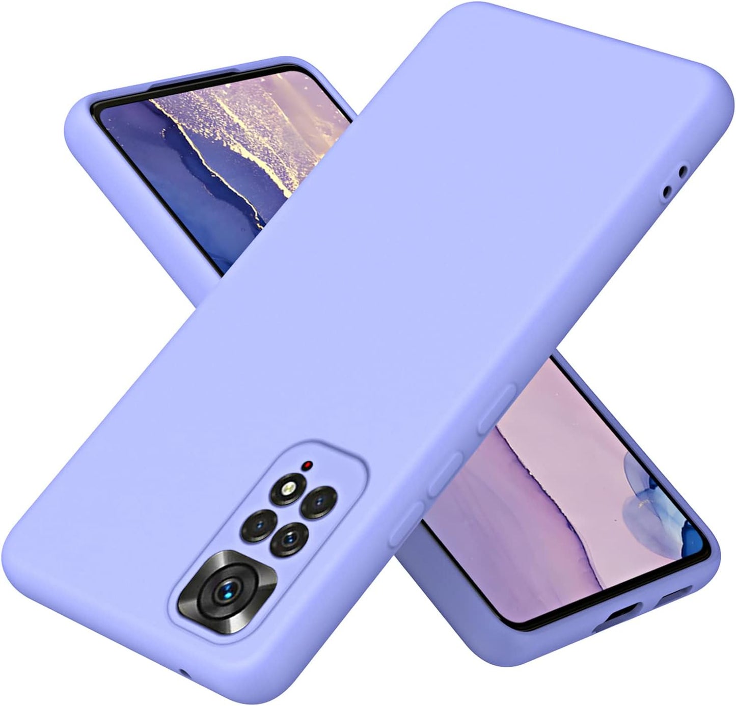 Infostyle zaštitna maskica + zaštitno staklo Yipsur za Xiaomi Redmi Note 11 / 11s 4G – ljubičasta
