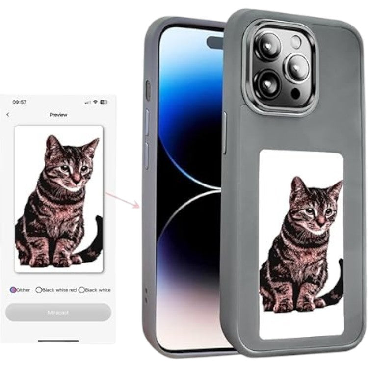 Ovitek "NFC Transfer" za iPhone 15 Pro, siva – KSOPUERT