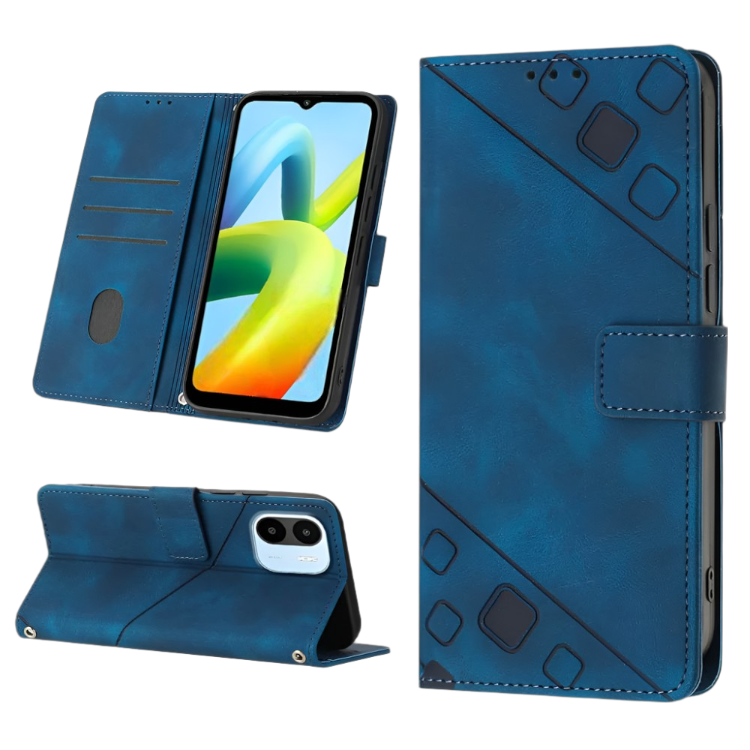 Preklopna torbica "Cube" Samsung Galaxy A72 4G/5G – Infostyle – Modra