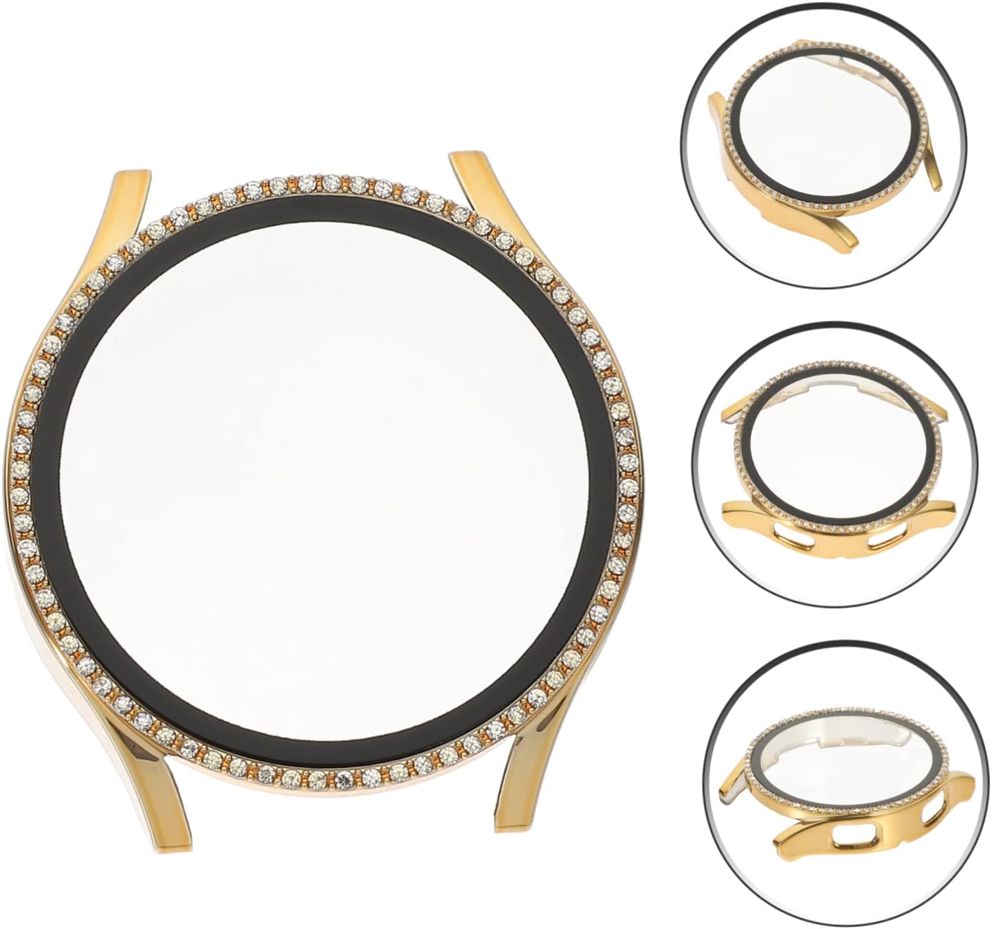 Maska s cirkonima za Samsung Galaxy Watch 7 44mm – zlatna