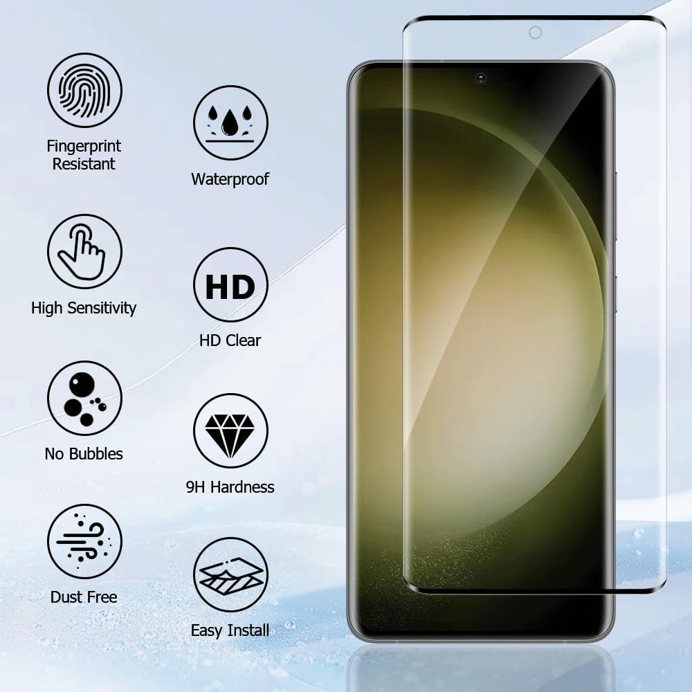 Zaštitno staklo s crnim rubom za Samsung Galaxy S20 Plus