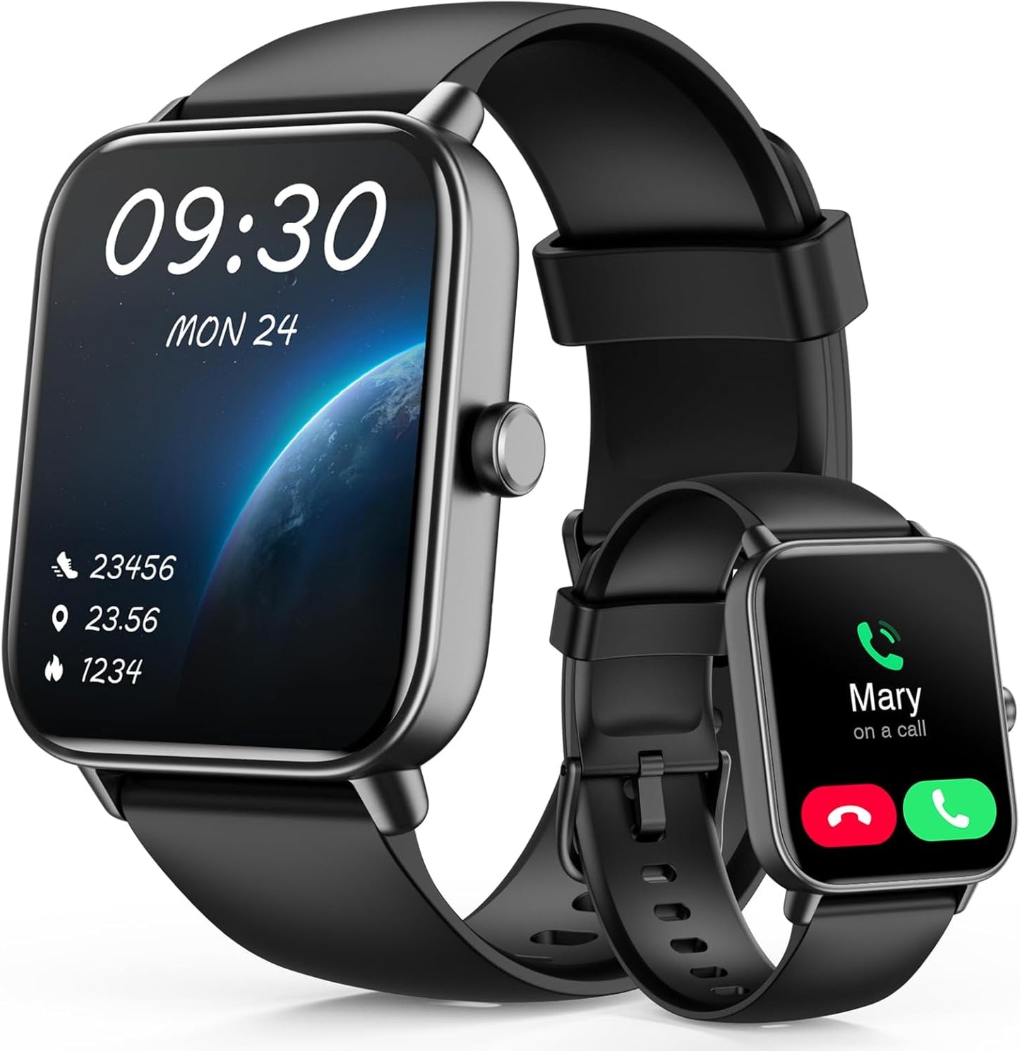 Fitpolo IDW19 pametni sat, crni