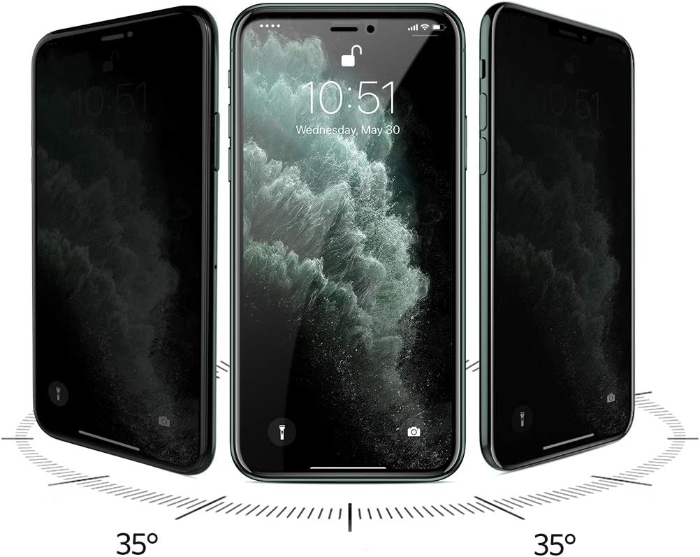 BENKS zaščitno steklo Privacy za iPhone 11 Pro Max / Xs Max