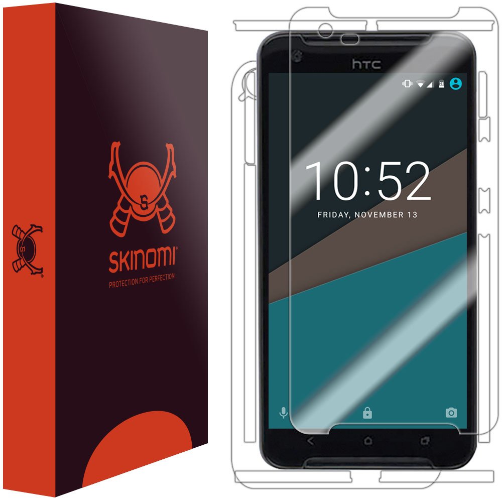 Skinomi TechSkin zaštitna folija za HTC One X9 – sprijeda i straga, samoobnavljajuća HD TPU folija