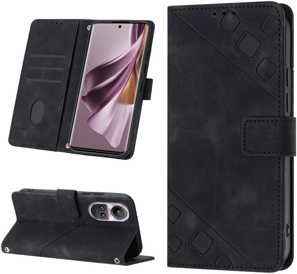 Preklopna torbica Scandi za OPPO Reno 10 Pro – crna