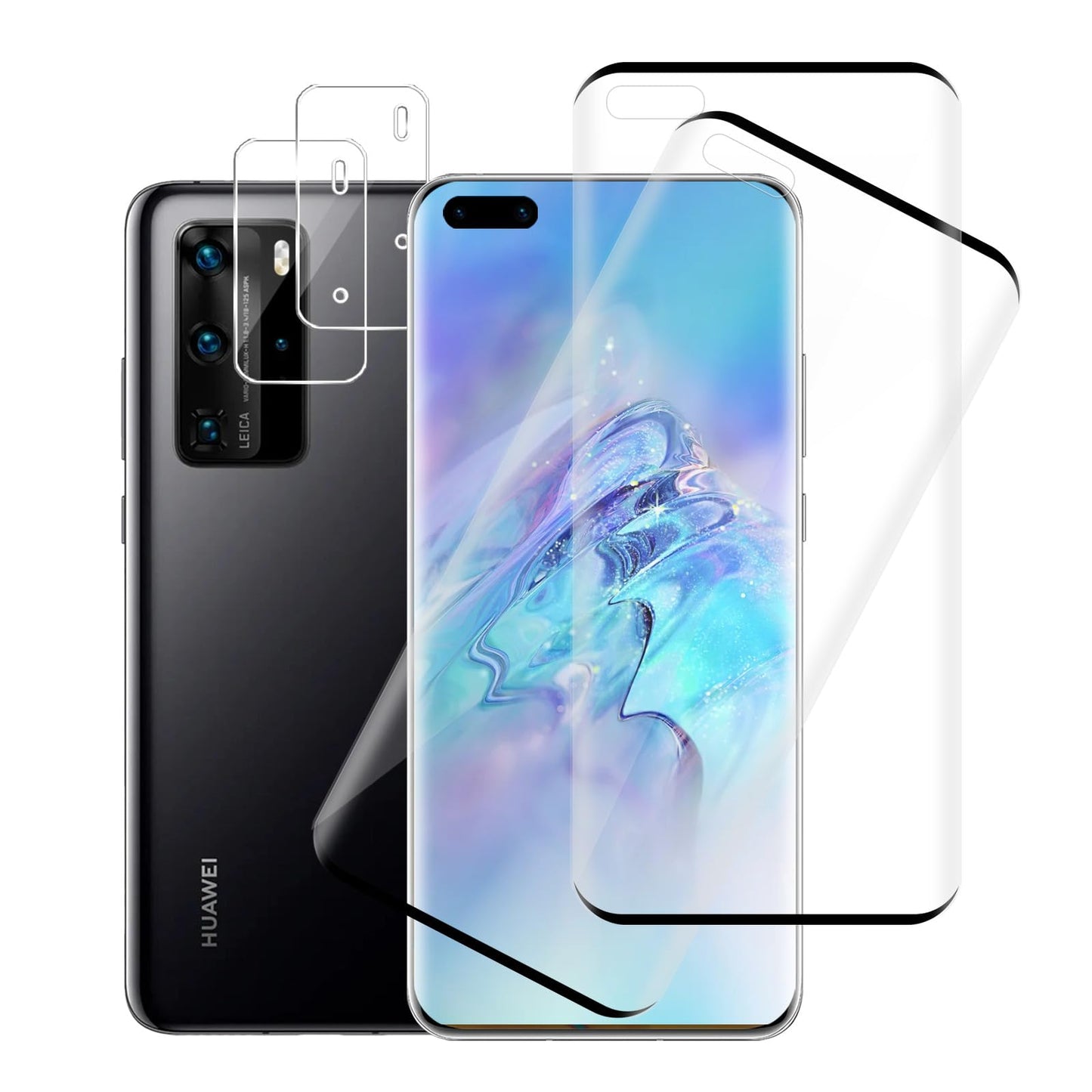 Carantee 3D zaštita zaslona + kamere za Huawei P40 Pro 5G – 2+2 komada