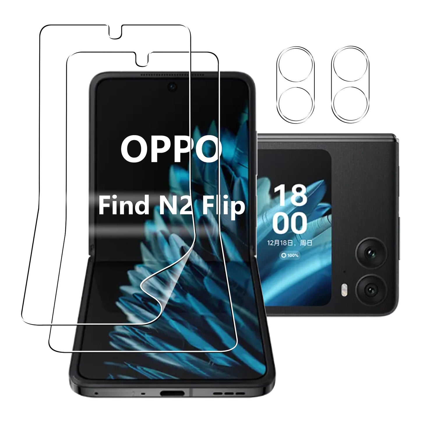 zascitna folija in zascita kamere za oppo find n2 flip