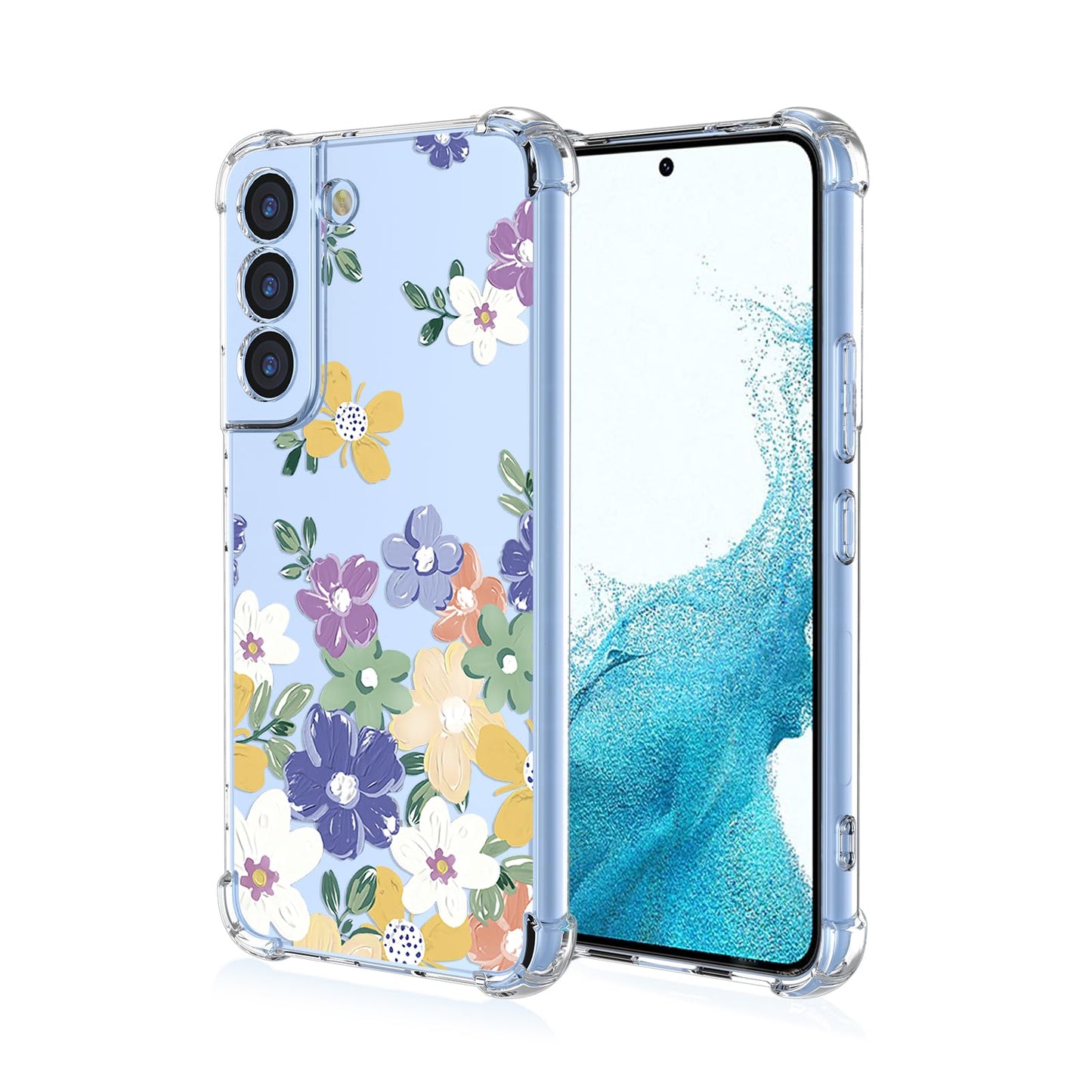 Silikonska maskica "Flowers" za Samsung Galaxy S22 5G