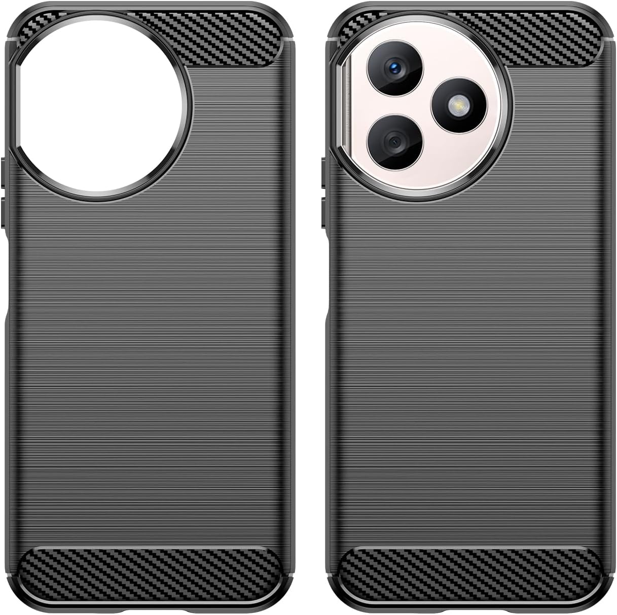 RanTuo Carbon ovitek za Honor X50i+ – črna