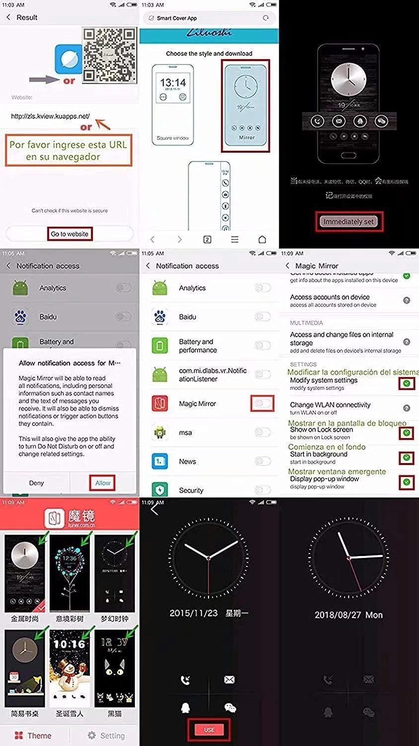 Zrcalna preklopna futrola Realme 10 4G – rozo zlato