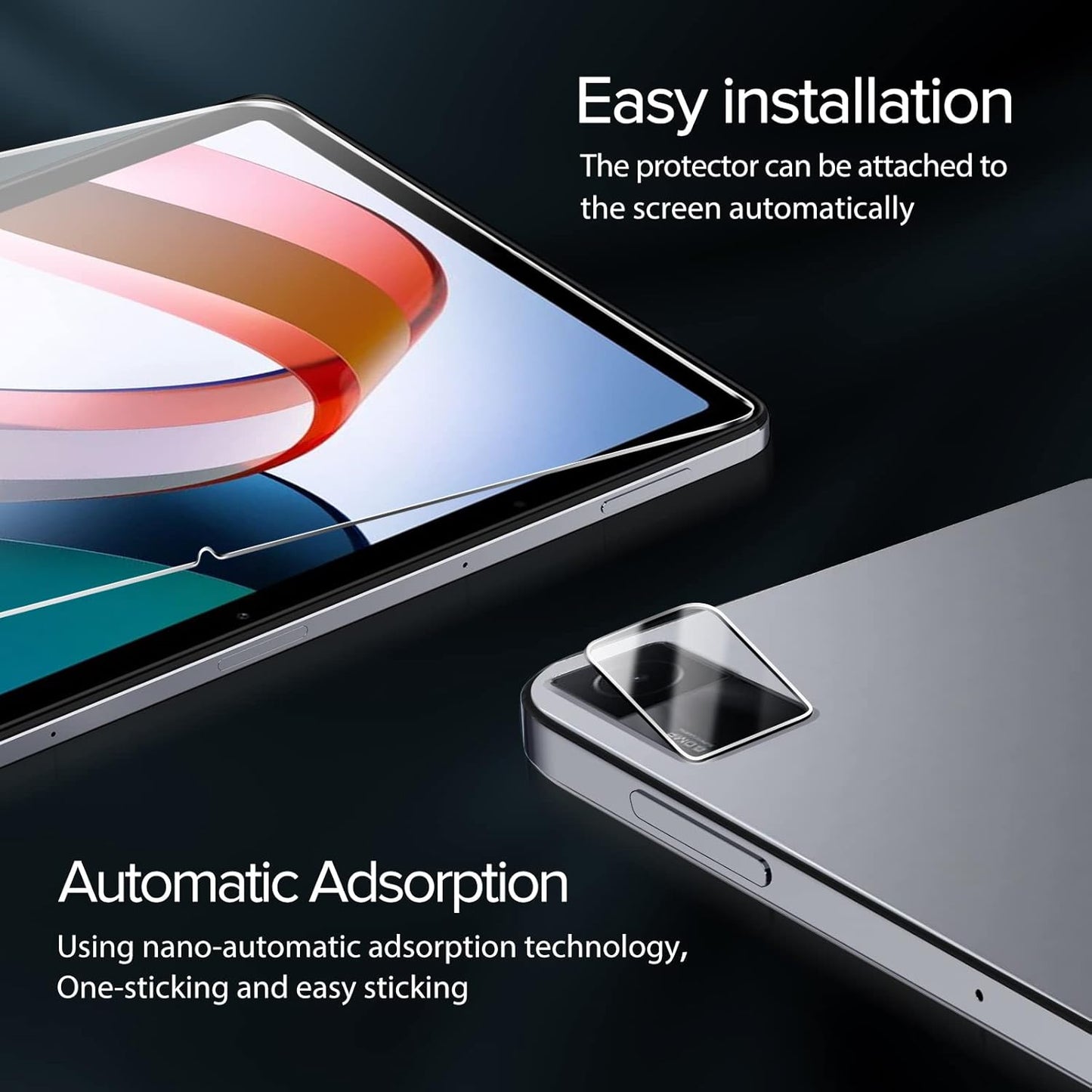 iVoler 2× zaščitno steklo + 1× zaščita kamere za Xiaomi Redmi Pad