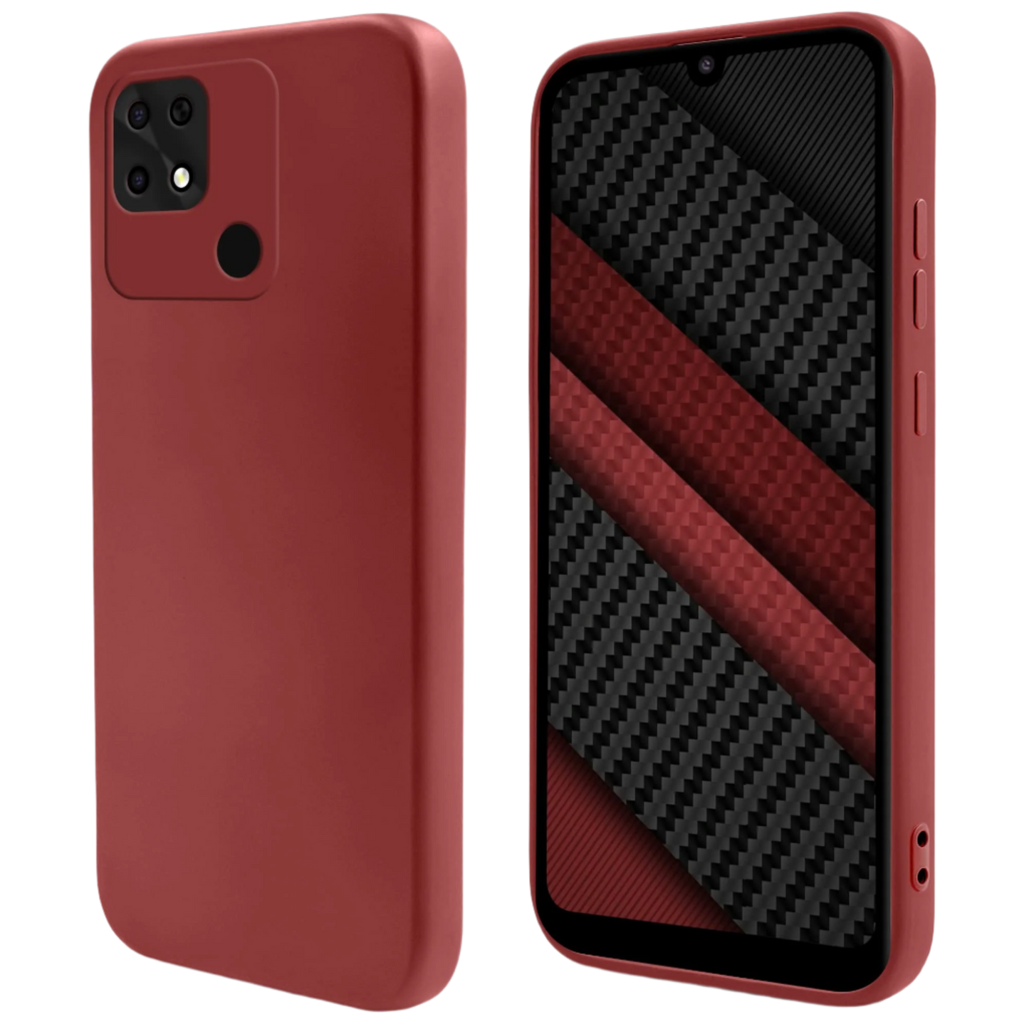 Ovitek za telefon "Moozy - Wine Red" Xiaomi Redmi 13C – Infostyle – Rdeča
