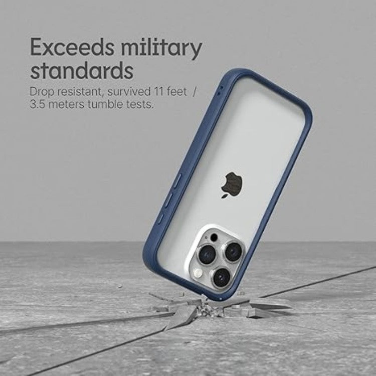 Ovitek za telefon "Rhinoshield CrashGuard" iPhone 15 Pro Max, modra