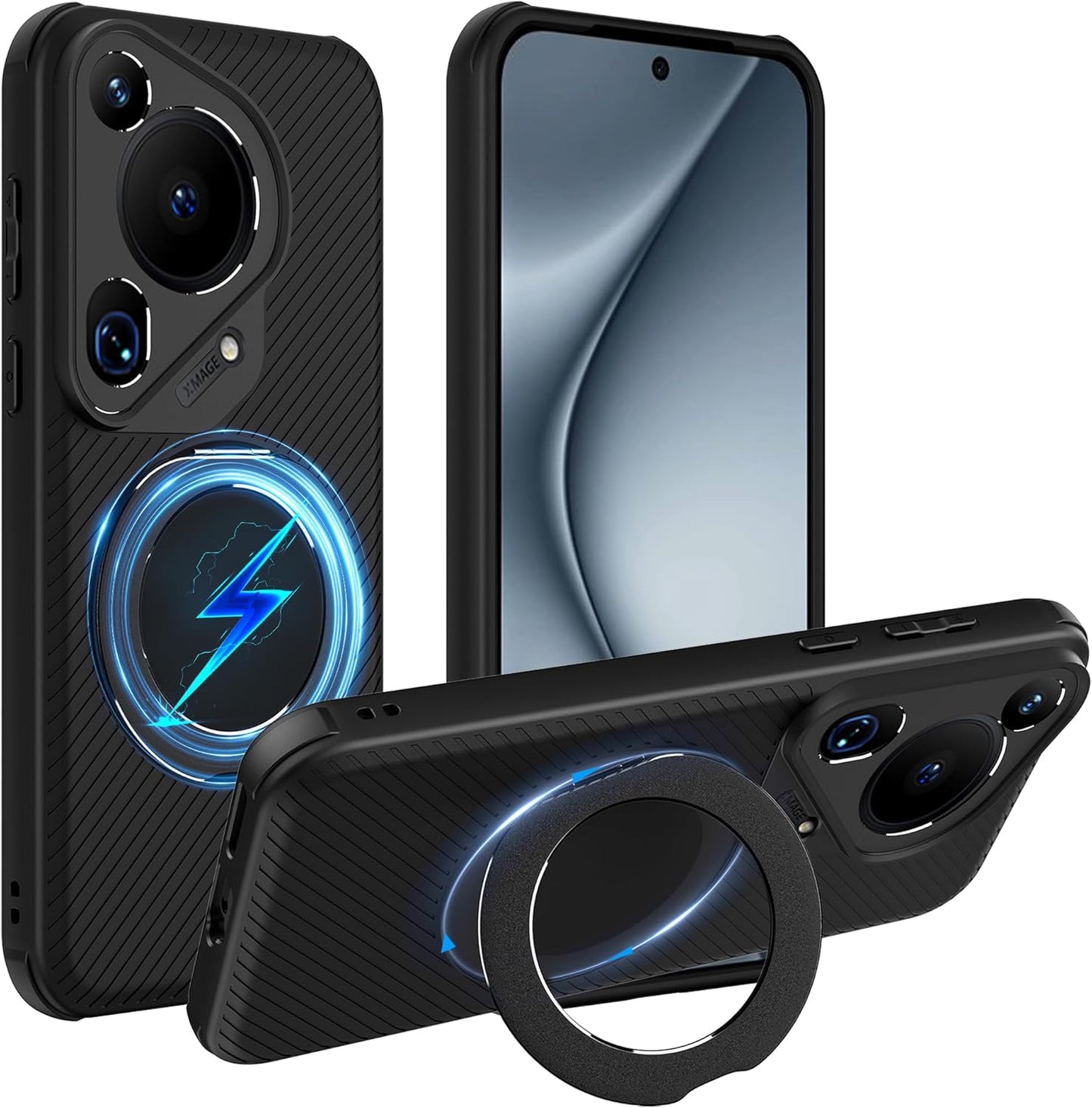 Lemxiee maska za Huawei Pura 70 Ultra – crna
