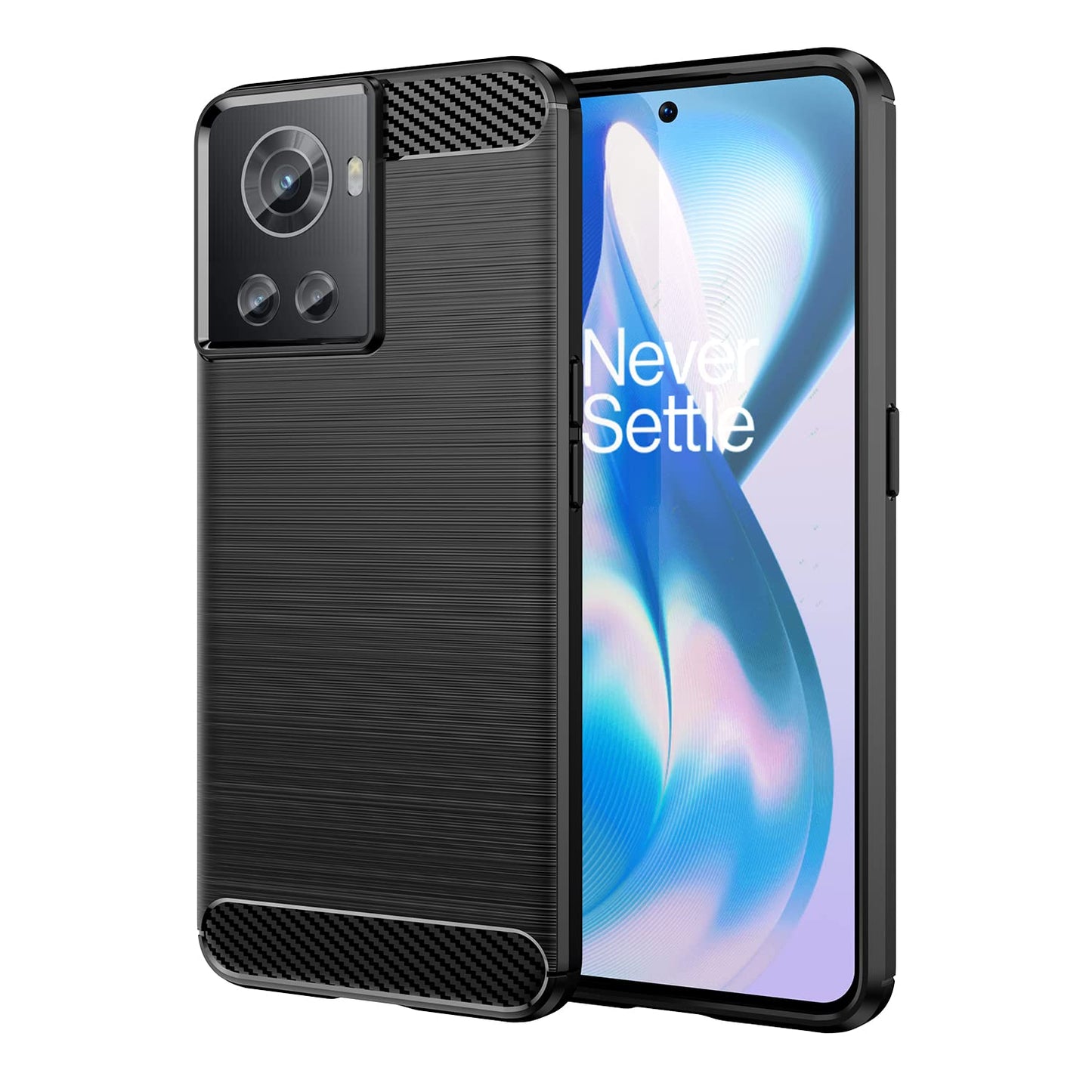 Carbon ovitek za OnePlus 10R èrna