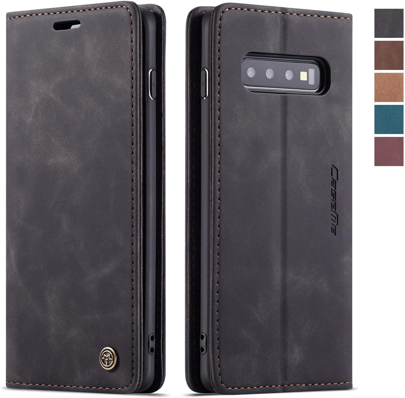 Preklopna torbica BigCousin za Samsung Galaxy S10 – crna