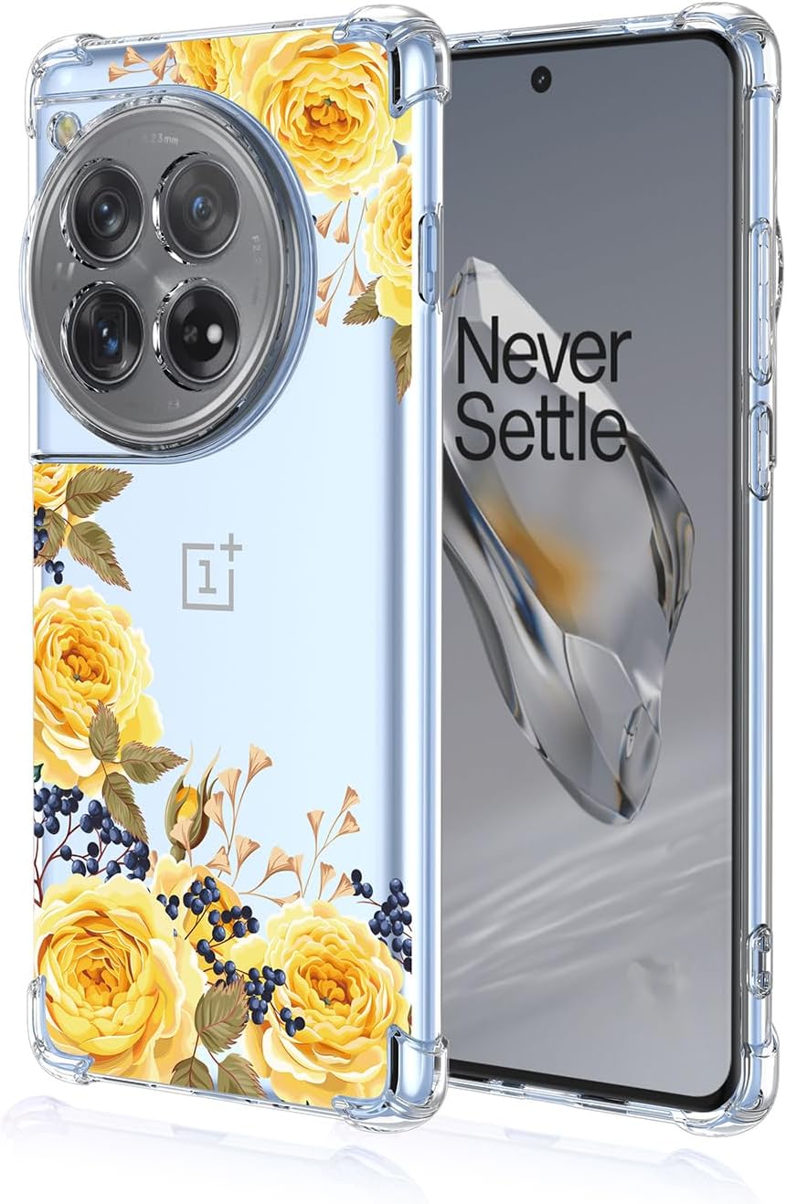Silikonska maskica Yellow Roses za OnePlus 11 5G