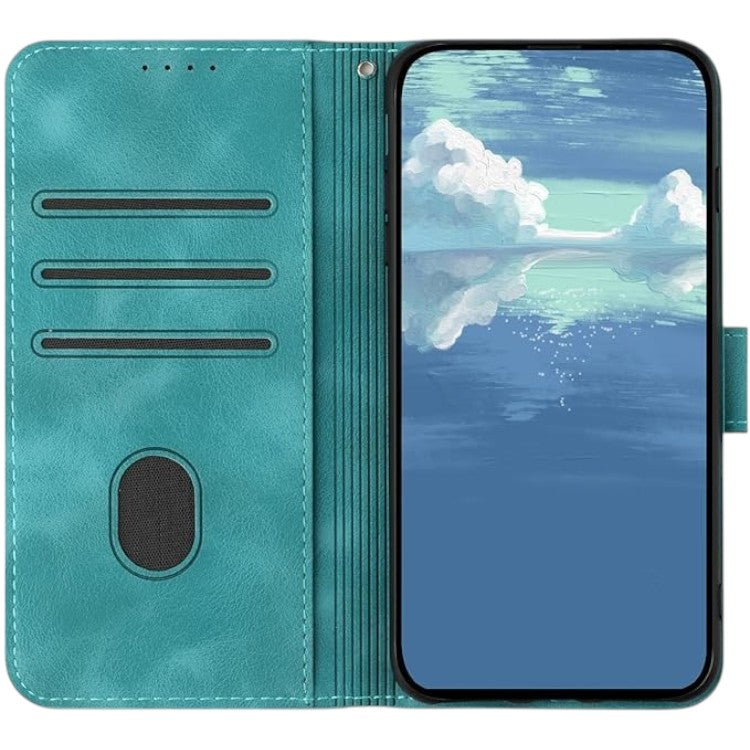 Preklopna torba "yiscase" za Motorola Moto E20/E30/E40, zelena