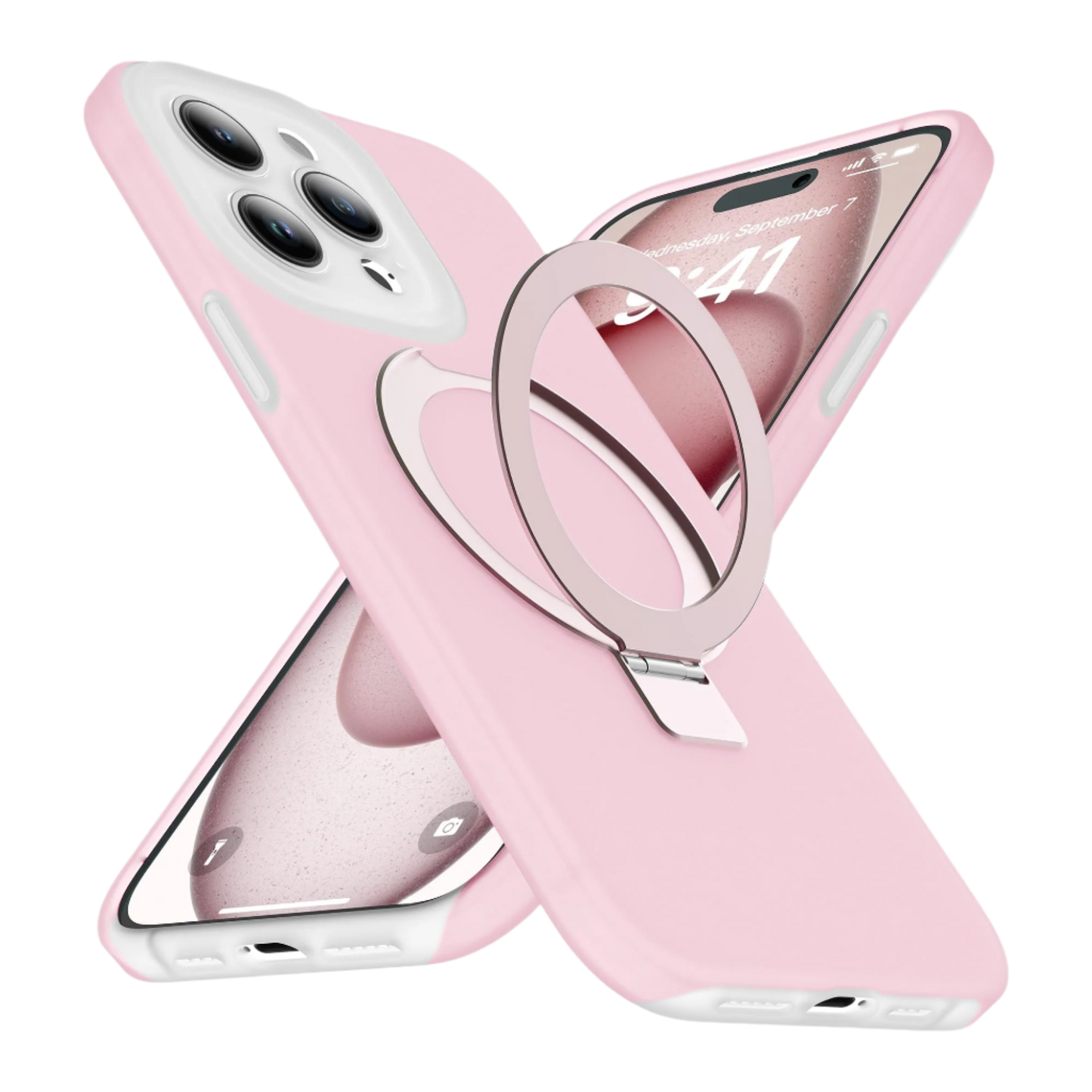 Ovitek "Srotek" za iPhone 15 Pro – Infostyle – Roza / PC + TPU silikon