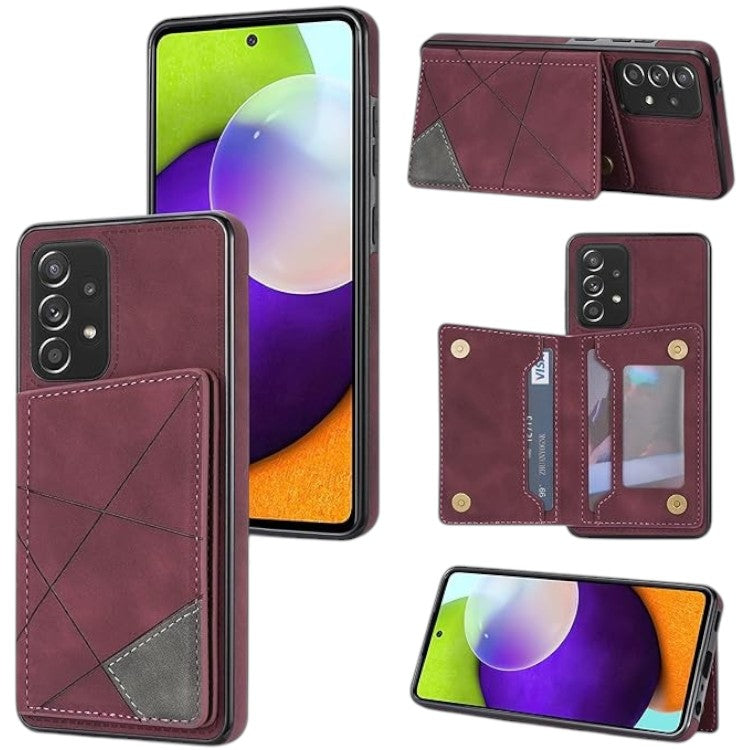 Ovitek "denarnica" za Samsung Galaxy A52/A52s, rdeča – UEBAI