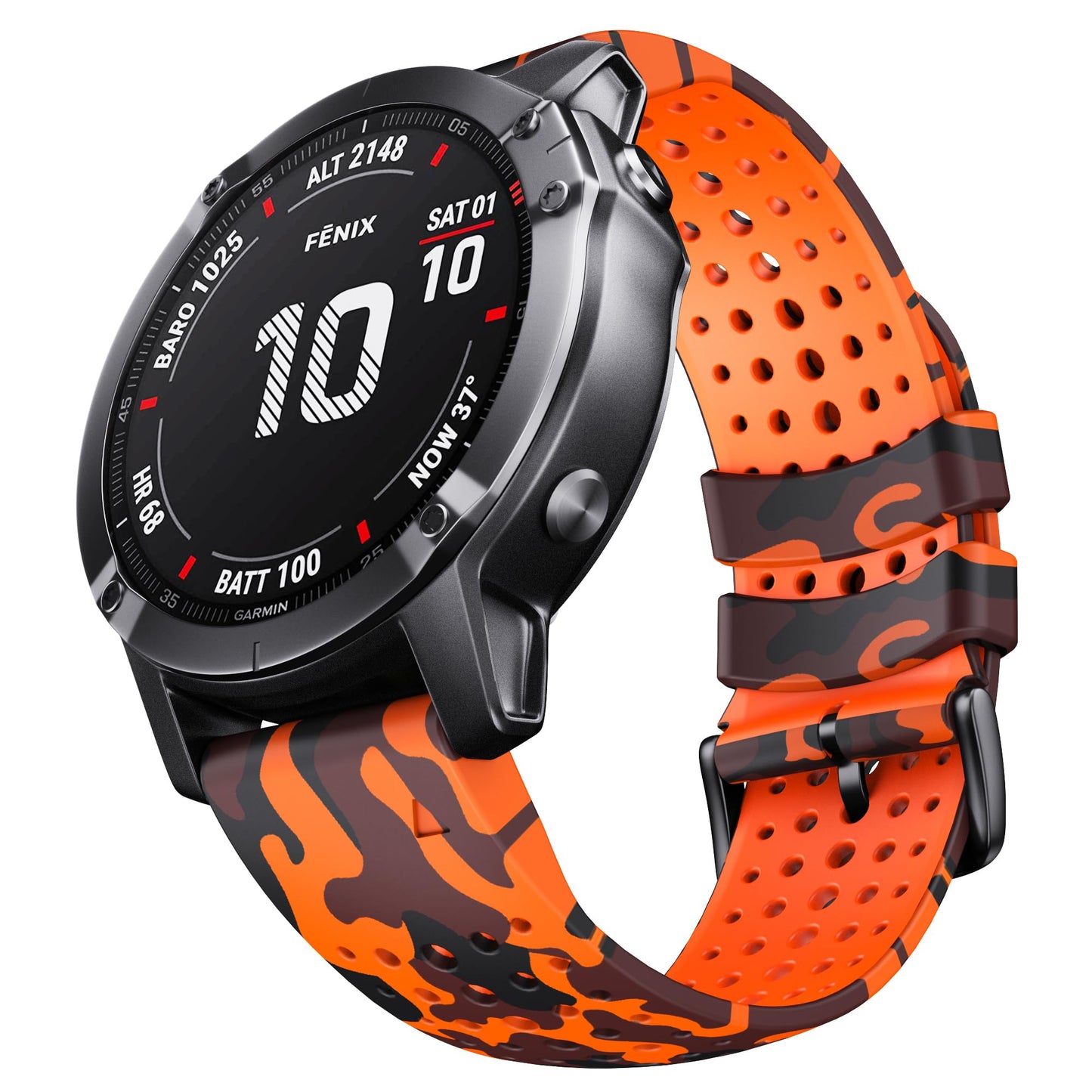 26 mm QuickFit silikonski remen za Garmin Fenix – za Fenix 6X/7X/5X, Enduro 2, Tactix