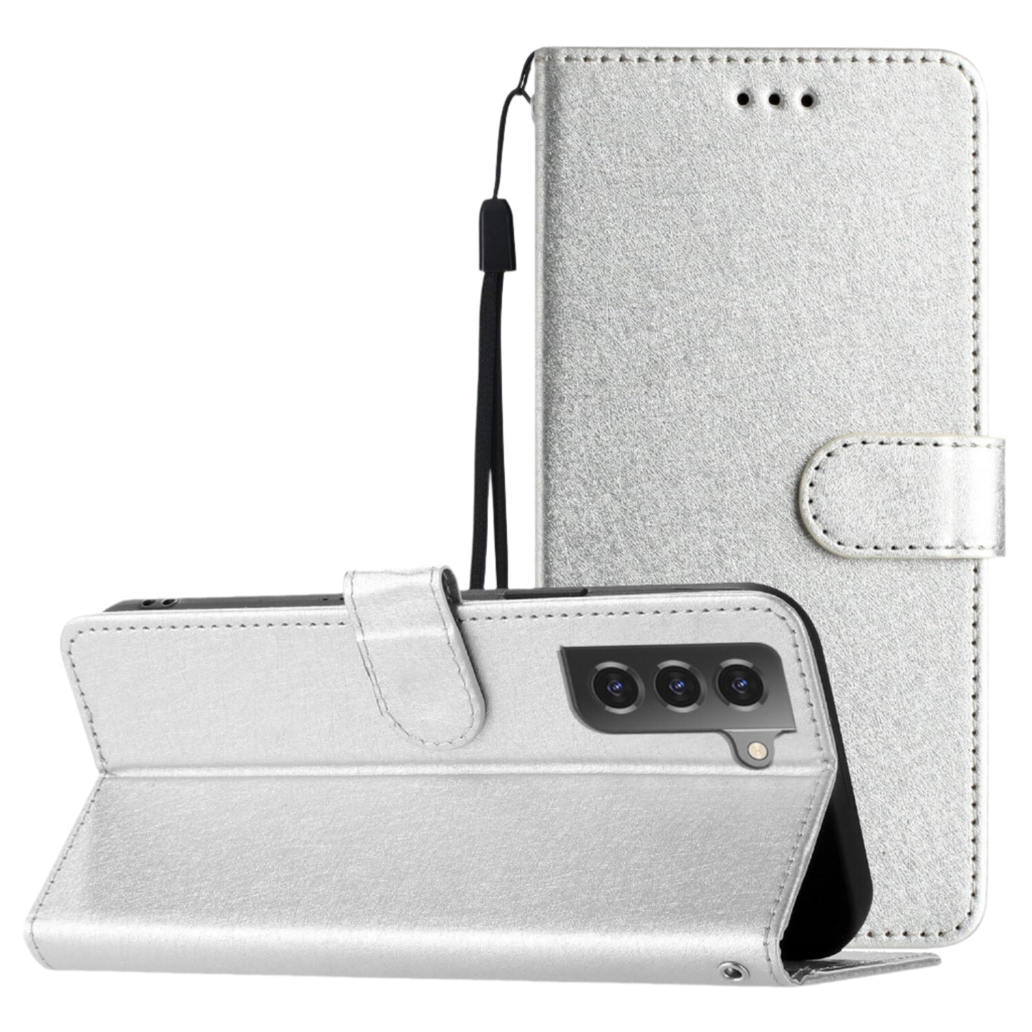 Preklopna torbica "Infostyle" Samsung Galaxy S24 Plus – Srebrna