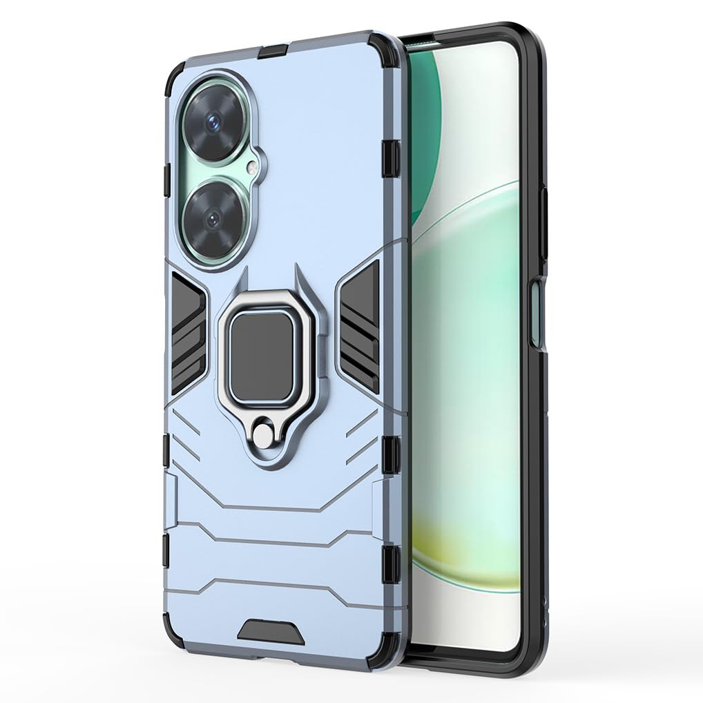 SEAHAI maskica za Huawei nova 11i – 360° postolje, TPU + PC, plava