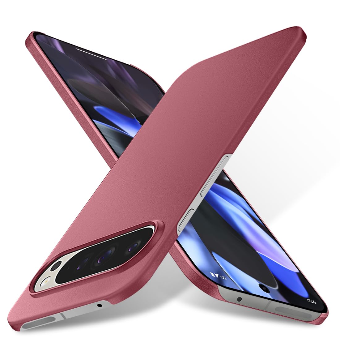 Ovitek Bastmei Google Pixel 9 Pro Pixel 9 vinsko rdeča