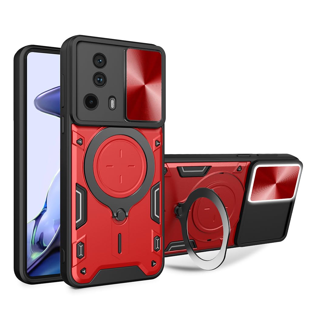 SEAHAI vojaški ovitek za Xiaomi 13 Lite - Odporen proti udarcem z magnetnim stojalom in zaščito kamere