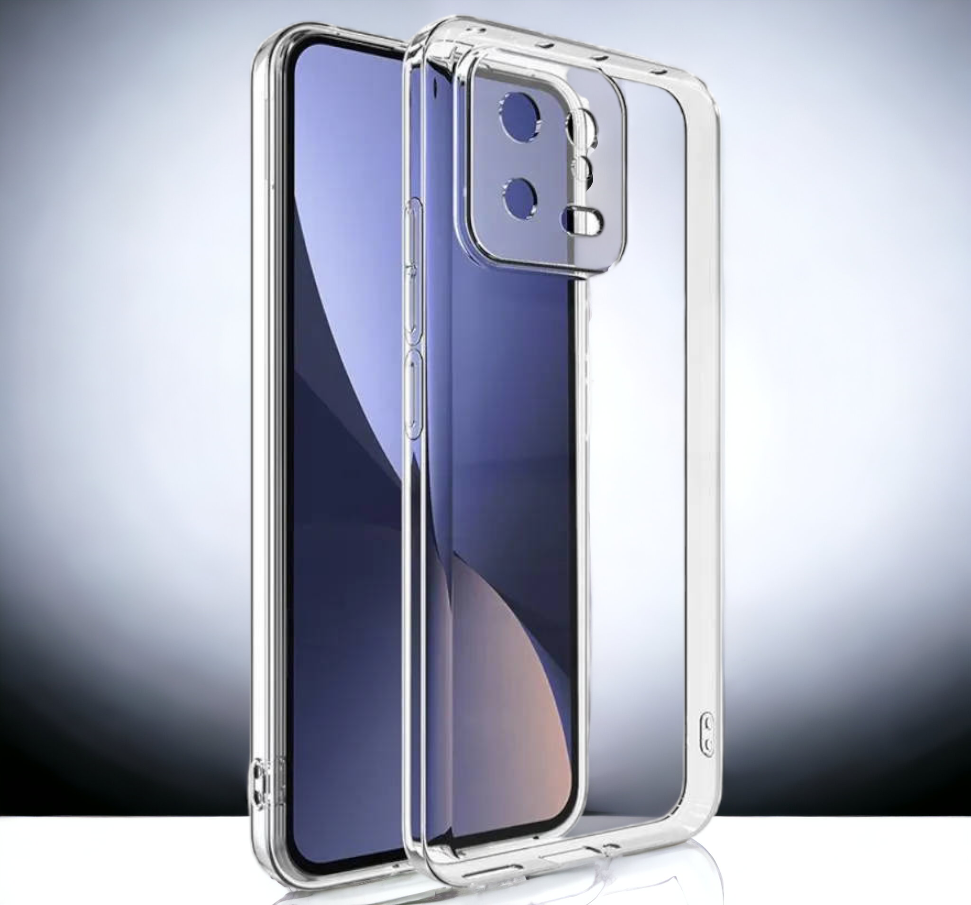 Silikonski ovitek za Xiaomi Mi 13 (2mm) - transparent – Infostyle – Prozorna / Silikon