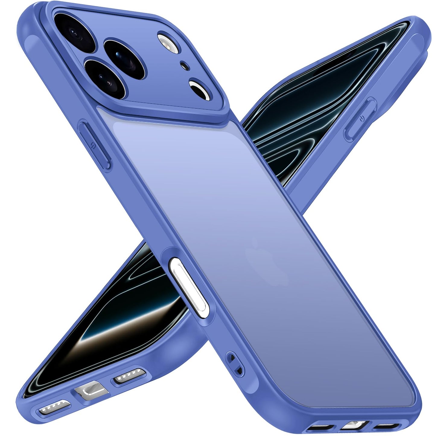 iVoler ovitek iPhone 17 Pro tanek PC mat prosojna ultramarin