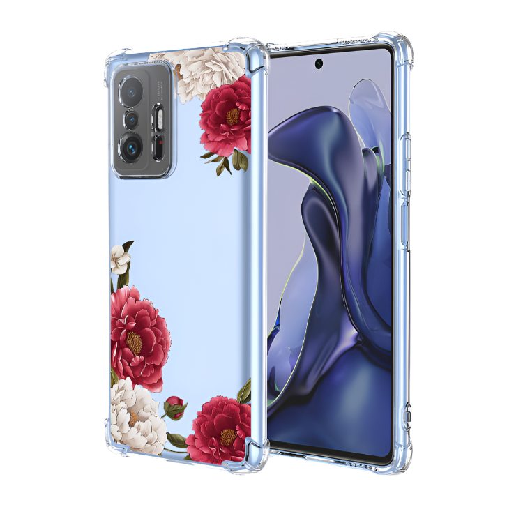 Ovitek za telefon "red rose" Xiaomi 11T/11T Pro – Infostyle – Prozorna