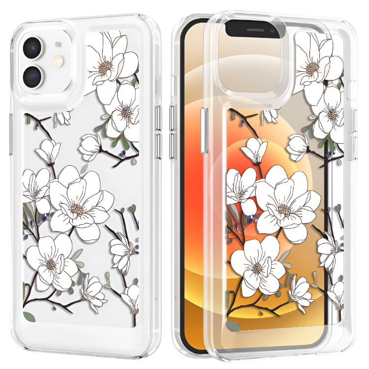 Ovitek za telefon "ueebai flower" iPhone 12/12 Pro – Infostyle – Prozorna