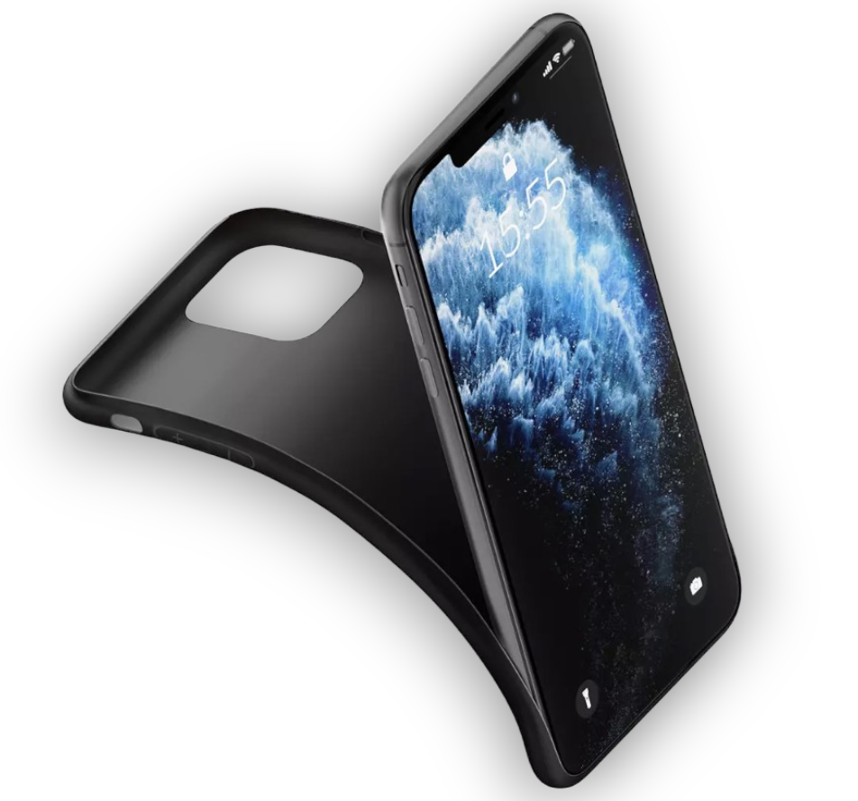 Silikonski ovitek "3MK Matt" za Samsung Galaxy S23 - Črna