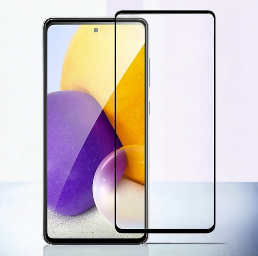 Zaščitno steklo "Smart Glass" s črno obrobo za Huawei P Smart 2021 – Infostyle