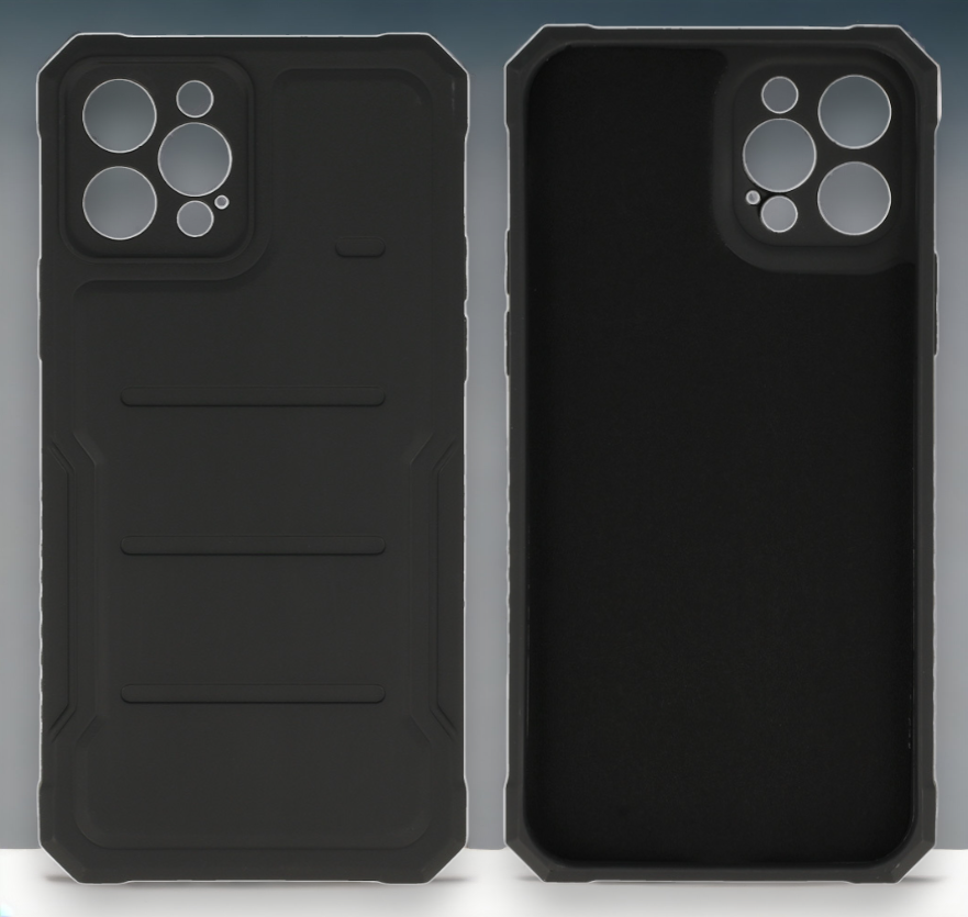 Silikonski ovitek "Protector" za iPhone 13 Pro - črna – Infostyle