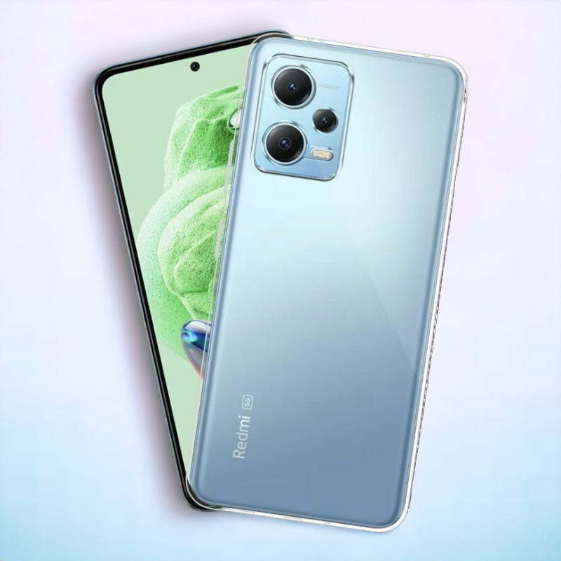 Silikonski ovitek "Clear Bulk" za Xiaomi Redmi Note 12 5G – Techsuit – Prozorna / TPU silikon