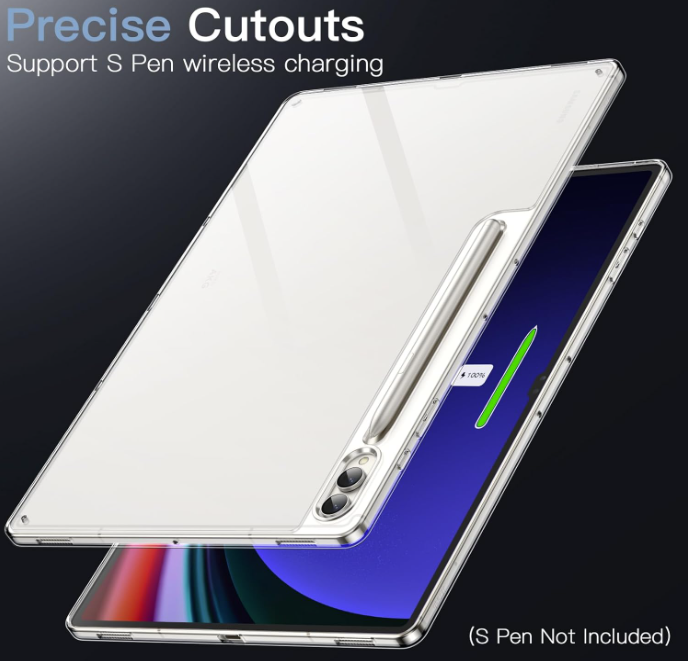 Ovitek "Slim Shockproof" za tablični računalnik Samsung Galaxy Tab S9 Fe+ 12.4" – JETech