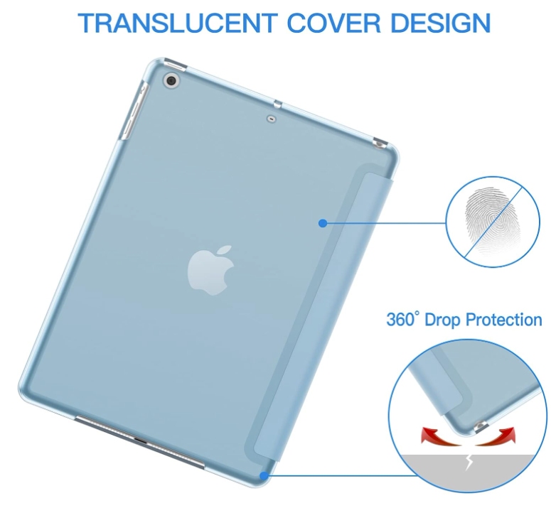 Preklopna torbica "Translucent" za tablični računalnik Apple iPad Air 1 (9.7") – JETech