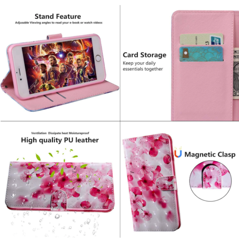 Preklopna torbica "Pink Flower" za Xiaomi Mi 12T / Mi 12T Pro 5G – Infostyle